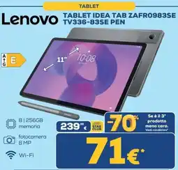 Euronics Tufano Lenovo Tablet Idea Tab offerta
