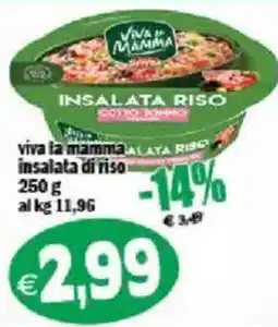 Il Castoro Supermercati viva la mamma insalata di riso offerta