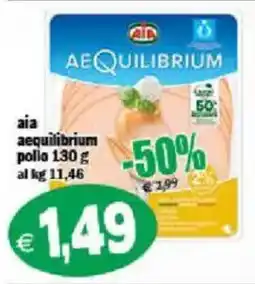 Il Castoro Supermercati aia aequilibrium pollo offerta