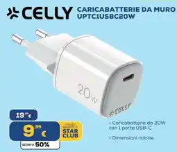 Euronics Tufano Caricabatterie da muro Celly offerta