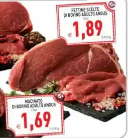 Pim Supermercati Fettine scelte di bovino adulto Angus offerta