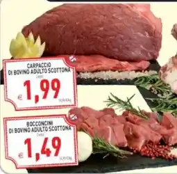 Pim Supermercati Carpaccio di bovino adulto scottona offerta