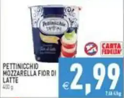 Pim Supermercati Pettinicchio mozzarella fior di latte offerta