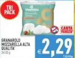 Pim Supermercati Granarolo Mozzarella Alta Qualità offerta