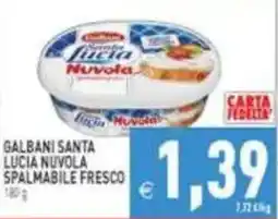 Pim Supermercati Galbani Santa Lucia Nuvola spalmabile fresco offerta