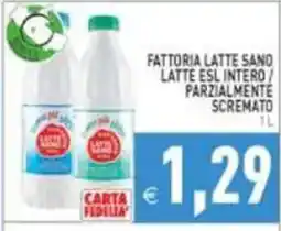 Pim Supermercati Fattoria Latte Sand Latte Esl Intero / Parzialmente Scremato offerta