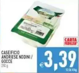 Pim Supermercati Caseificio Andriese Nodini / Gocce offerta