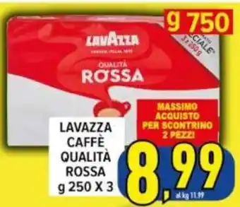 Lavazza caffè qualità rossa
