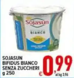 Iper Triscount Sojasun bifidus bianco senza zuccheri offerta