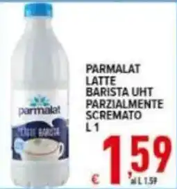 Iper Triscount Parmalat latte barista UHT parzialmente scremato offerta