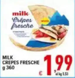 Iper Triscount Milk Crêpes fresche offerta