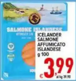 Iper Triscount Icelander salmone affumicato islandese offerta