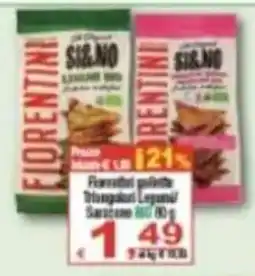CTS Supermercati Fiorentini triangolari legumi/ salsiccia offerta