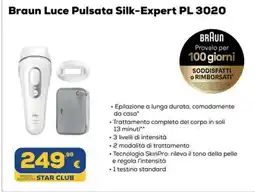Euronics Tufano Braun Luce Pulsata Silk-Expert PL 3020 offerta
