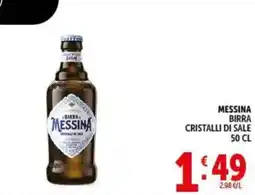 Gourmet Déco Birra Messina Cristalli di Sale offerta