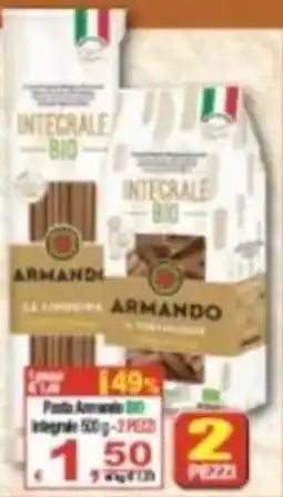 CTS Supermercati Pasta Armando integrale offerta