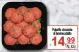 CTS Supermercati Polpette classiche di bovino adulto offerta