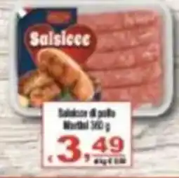 CTS Supermercati Salsicee di pollo offerta