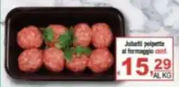 CTS Supermercati Jubatti polpette al formaggio offerta