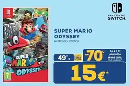 Euronics Tufano Super Mario Odyssey Nintendo Switch offerta