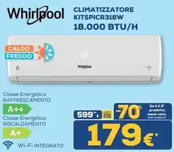 Euronics Tufano Whirlpool Climatizzatore offerta