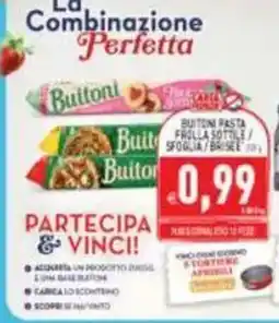Pim Supermercati Buitoni pasta fresca sottile / sfoglia / brisée offerta