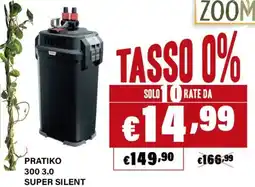 Zoomiguana Fluval Pratiko 300 3.0 Super Silent offerta