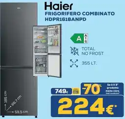 Euronics Tufano Haier frigorifero combinato offerta