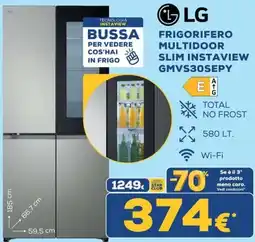 Euronics Tufano LG Frigorifero multidoor slim instaview offerta