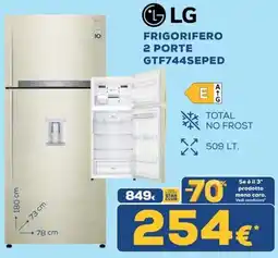 Euronics Tufano LG Frigorifero 2 porte offerta