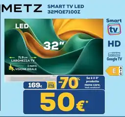 Euronics Tufano Metz 32" Smart TV LED offerta