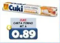 MercADone Cuki carta forno offerta