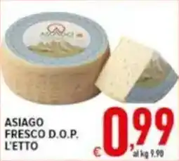 Iper Triscount Asiago fresco D.O.P. offerta
