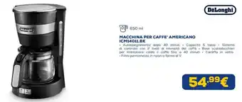 Macchina per caffè americano DeLonghi