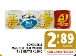 Gourmet Déco Bonduelle Mais Cotto al Vapore offerta