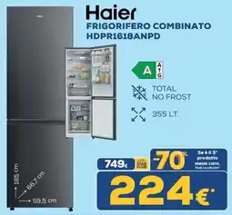 Euronics Tufano Haier frigorifero combinato offerta