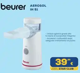 Euronics Tufano beurer aerosol ih 51 offerta