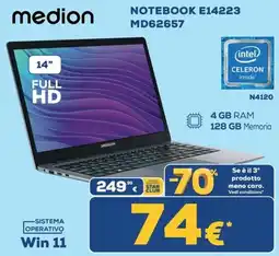 Euronics Tufano Medion Notebook E14223 offerta