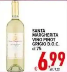 Iper Triscount Santa Margherita Vino Pinot Grigio D.O.C. offerta