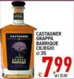 Iper Triscount Castagner grappa barrique ciliegio offerta