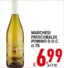 Iper Triscount Marchesi Frescobaldi Pomino D.O.C. offerta