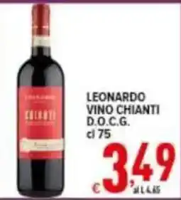 Iper Triscount Leonardo vino chianti offerta