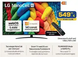 Euronics Tufano LG NanoCell AI offerta