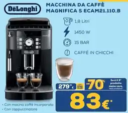 Euronics Tufano DeLonghi Macchina da caffè Magnifica S offerta