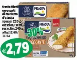 Il Castoro Supermercati Frosta filetti croccanti di merluzzo offerta