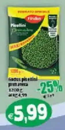 Il Castoro Supermercati Fondus pisellini primavera offerta
