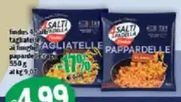 Il Castoro Supermercati Saltillo tagliatelle ai funghi papardelle offerta
