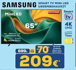 Euronics Tufano Samsung 65" Smart Mini LED TV offerta