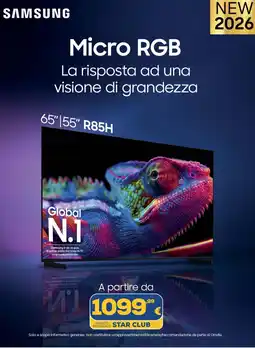 Euronics Tufano Samsung Micro RGB R85H offerta