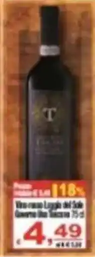 CTS Supermercati Vino rosso Legge del Sale offerta